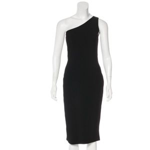 DIANE VON FURSTENBERG One-Shoulder Mini Dress Size